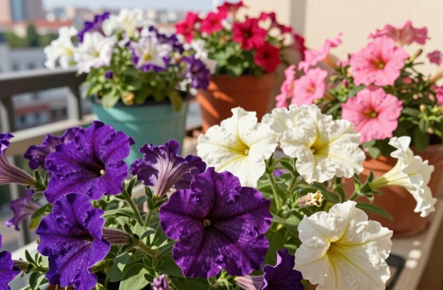 Jak wygląda petunia i które odmiany najpiękniej prezentują się na balkonie