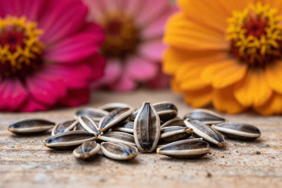 Jak wyglądają nasiona cynii