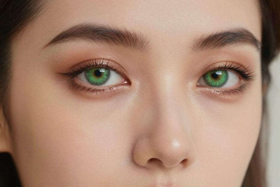 Jakie cienie do zielonych oczu