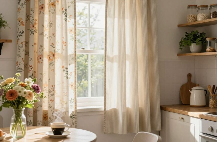 Jakie firanki do kuchni wybrać, by połączyć funkcjonalność z przytulnym stylem