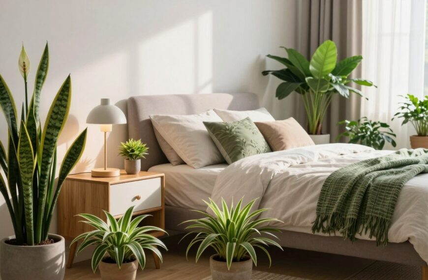 Jakie kwiaty doniczkowe do sypialni wybrać, aby stworzyć zdrowy i przytulny klimat