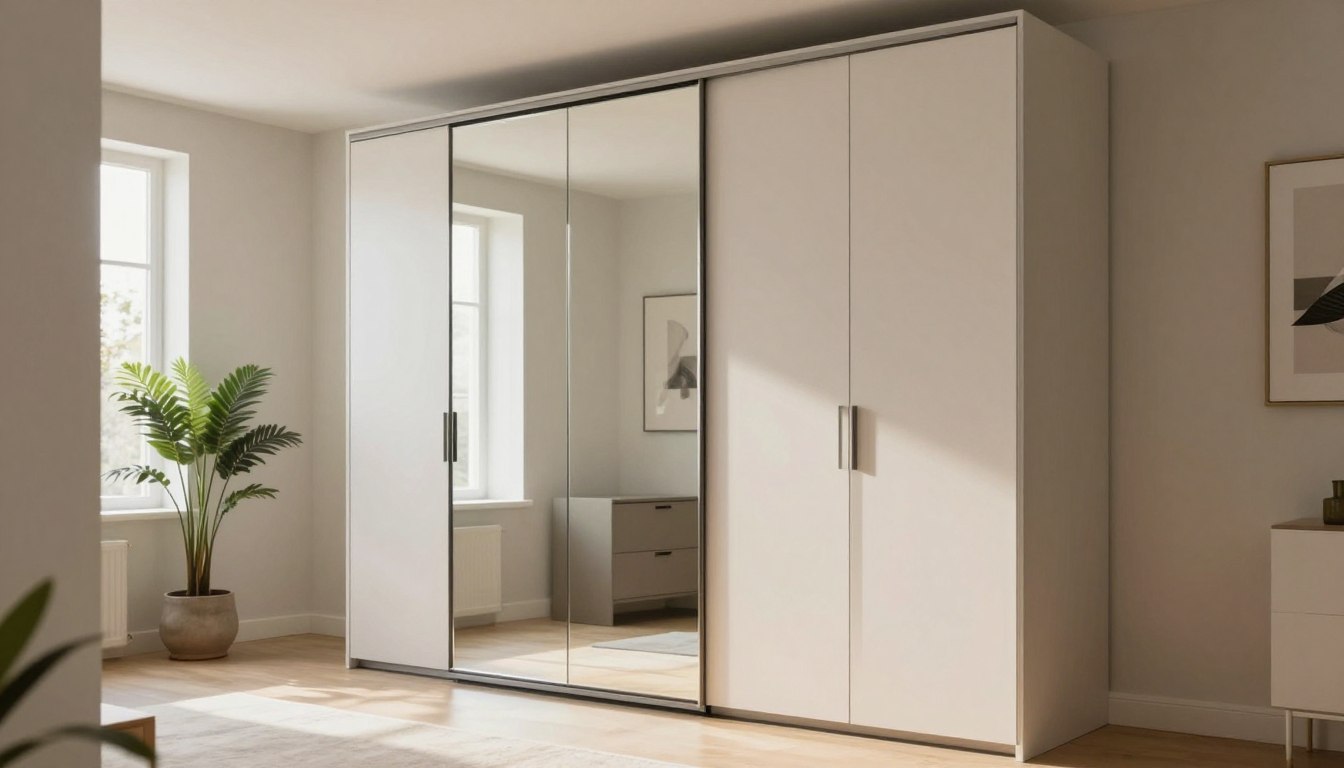 Jakie lustro na drzwi szafy