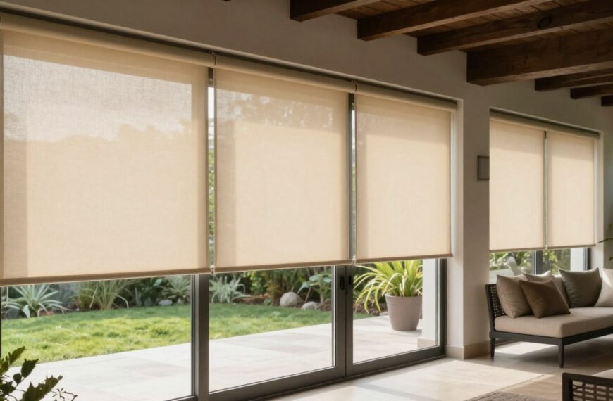 Jakie rolety na drzwi tarasowe przesuwne
