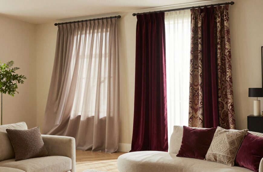 Jakie zasłony do kremowych ścian