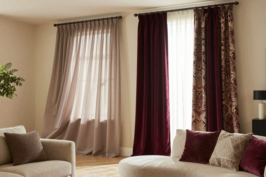 Jakie zasłony do kremowych ścian