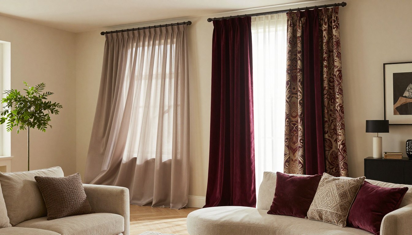 Jakie zasłony do kremowych ścian
