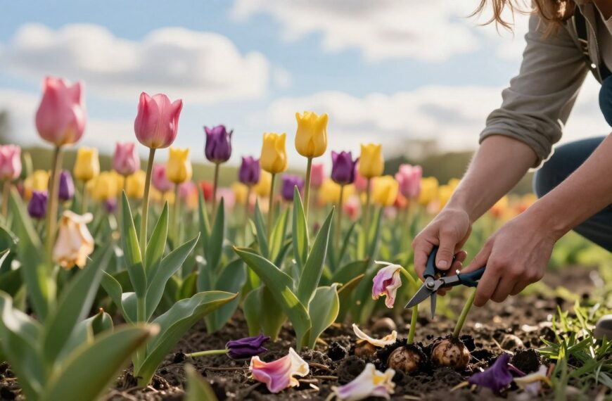 Kiedy obciąć tulipany po przekwitnięciu