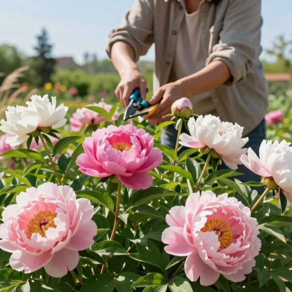 Kiedy przycinać piwonie po przekwitnięciu, aby nie zaszkodzić roślinie