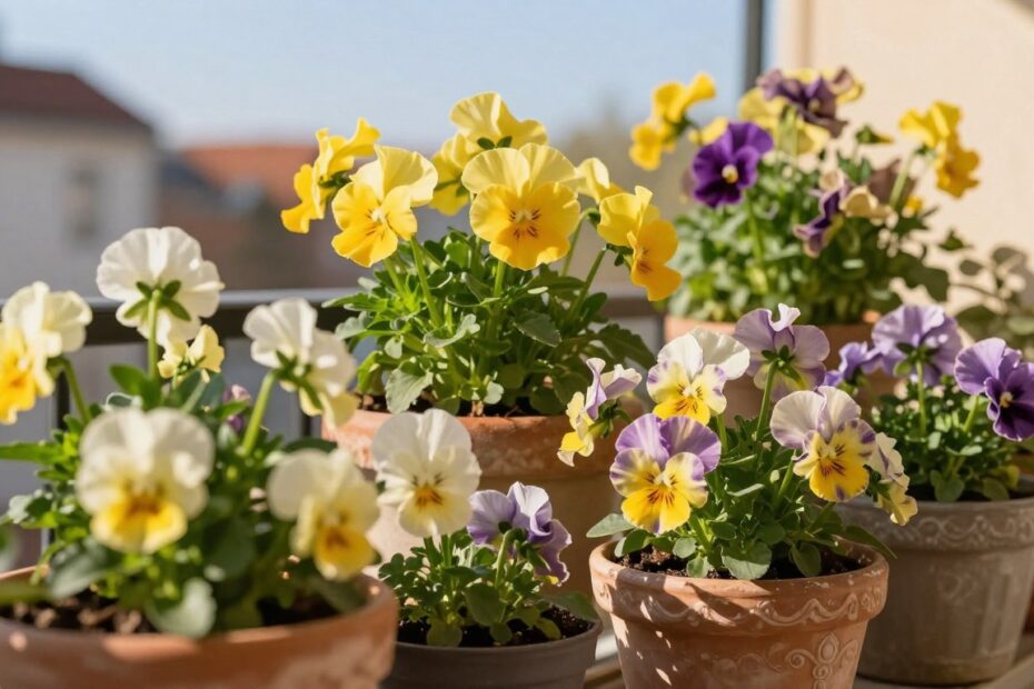 Kiedy sadzić bratki na balkonie