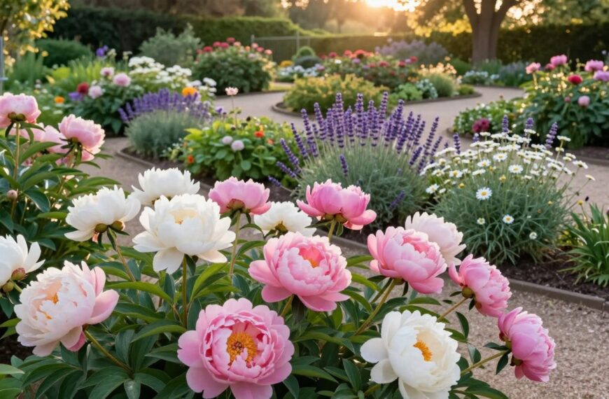 W jakim towarzystwie sadzić piwonie